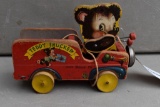 Fisher Price Teddy Trucker No 711 pull toy