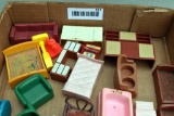 Doll house furniture wooden and plastic