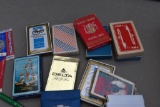 Advertising items playing cards, tokens, bullet pencil, coin purses