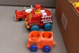 Assortment of Fisher Price toys