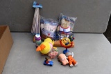 Assortment of children toys