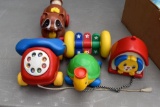 Assortment of children toys