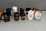 Assortment of Liquor decanter/pitchers