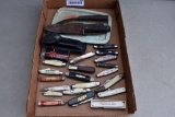 Assortment of Jack Knives and Hunting Knives
