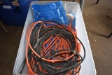 Electrical cords and tarps