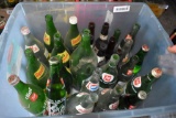 Assorted beer & pop bottles