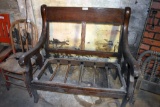 Oak Settee, with no spring or seat