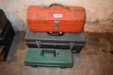 (3) Assorted tool boxes