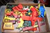 Assortment of plastic toys