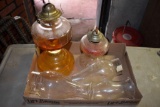 Kerosene lamps and globes