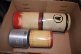 Assorted canister tins