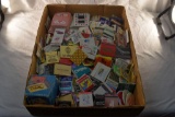 Large assortment of match boxes