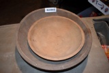 2 Wooden bowls
