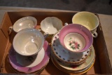 Porcelain cups and saucer