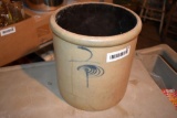 Red Wing salt glazed 2 gallon target crock with hairline