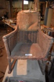 Childs wicker rocker