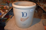 Red Wing bale handled 10 gallon big wing crock