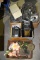 4 boxes of cooking items, pot and pans