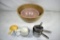 Brookpark mixing bowls, measuring cups
