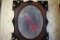 Victorian style frame with floral print on canvas