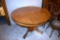 Oak round top table 45