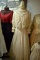 Lady dress form with vintage clothing