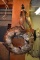 Pheasant and decorative feather ornament