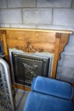 Fireplace mantel insert