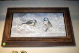 Framed hand painted on canvas by Coletta Flom