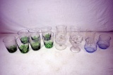 Assortment of water glasses