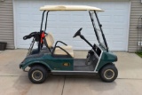 2009 Club Car 48 Ingersall Rand Golf Cart, Canopy, Full Windshield, Lights, 2 Seats, Gas Engine