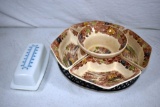 Dip & Chip set and butter dish