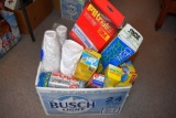 Plastic bags, and kitchen items