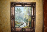 Victorian Style Frame with Forest painting from Coletta Flom, 24