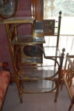 5 Tier shelf with beveled mirror