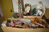 3 Boxes of assorted Christmas decorations