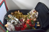4 boxes of holiday decorations