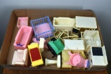 Renwal and other Plastic doll house furniture