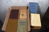Assortment of old Scandinavian books