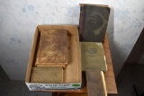 Assortment of old Scandinavia bibles and books