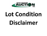 Lot Conidtion Disclaimer