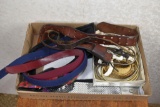 Assortment of vintage women's belts