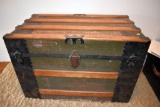 Flat top Steamer trunk