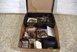 Jewelry box with assorted costume jewelry
