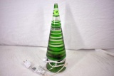 Lighted Christmas tree lamp