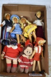 Assortment of dolls