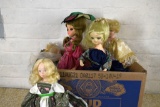 Assortment of dolls