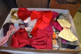 Bows, ribbons and sewing items