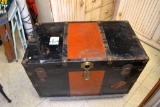 Flat top Steamer trunk