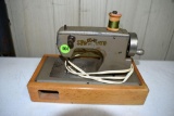 K & E child's electric sewing machine
